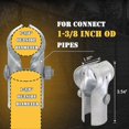 thumbnail image 3 of 1-3/8In x 1-3/8In End Rail T Clamp, Chain Link Fence T Clamp, 3 of 5
