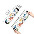 thumbnail image 5 of Bingfone Dinosaur Design Patterned Men'S Women'S Casual Cotton Socks, 5 of 9