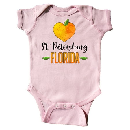 

Inktastic St. Petersburg Florida Orange in Heart Gift Baby Boy or Baby Girl Bodysuit