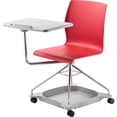 thumbnail image 2 of NPS Go Series 34" Ergonomically Designed Modern Plastic Chair in Red, 2 of 5