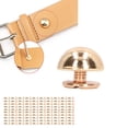 thumbnail image 4 of Leather Rivets Kit, 8mm 100 Sets Decorative Mushroom Shape Mushroom Rivet Studs Electroplating  For Shoes Bags Gold,Silver, 4 of 8