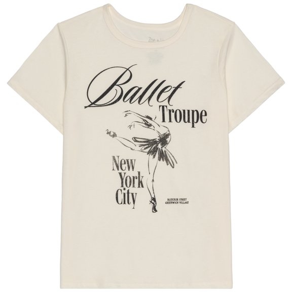 HYBRID APPAREL - Ballet Troupe NYC - Women's Classic Fit Short Sleeve Graphic T-Shirt