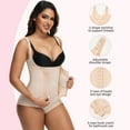 thumbnail image 4 of MISS COCOLI Shapewear Bodysuit for Women Tummy Control Body Shaper High Waist Trainer Open Bust Bodysuit, 4 of 6
