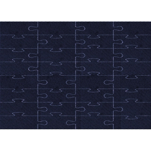 Ahgly Company Machine Washable Indoor Rectangle Transitional Night Black Area Rugs, 8' x 10'