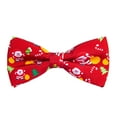 thumbnail image 1 of Festive Men's Bow Tie with Snowflake Santa and Christmas Tree Patterns - Holiday Accessory for Celebrations, 1 of 2