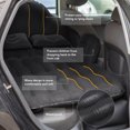 thumbnail image 2 of Inflatable Car Mattress Protable Air Bed with Pillow Sleep Rest Black Color, 2 of 4