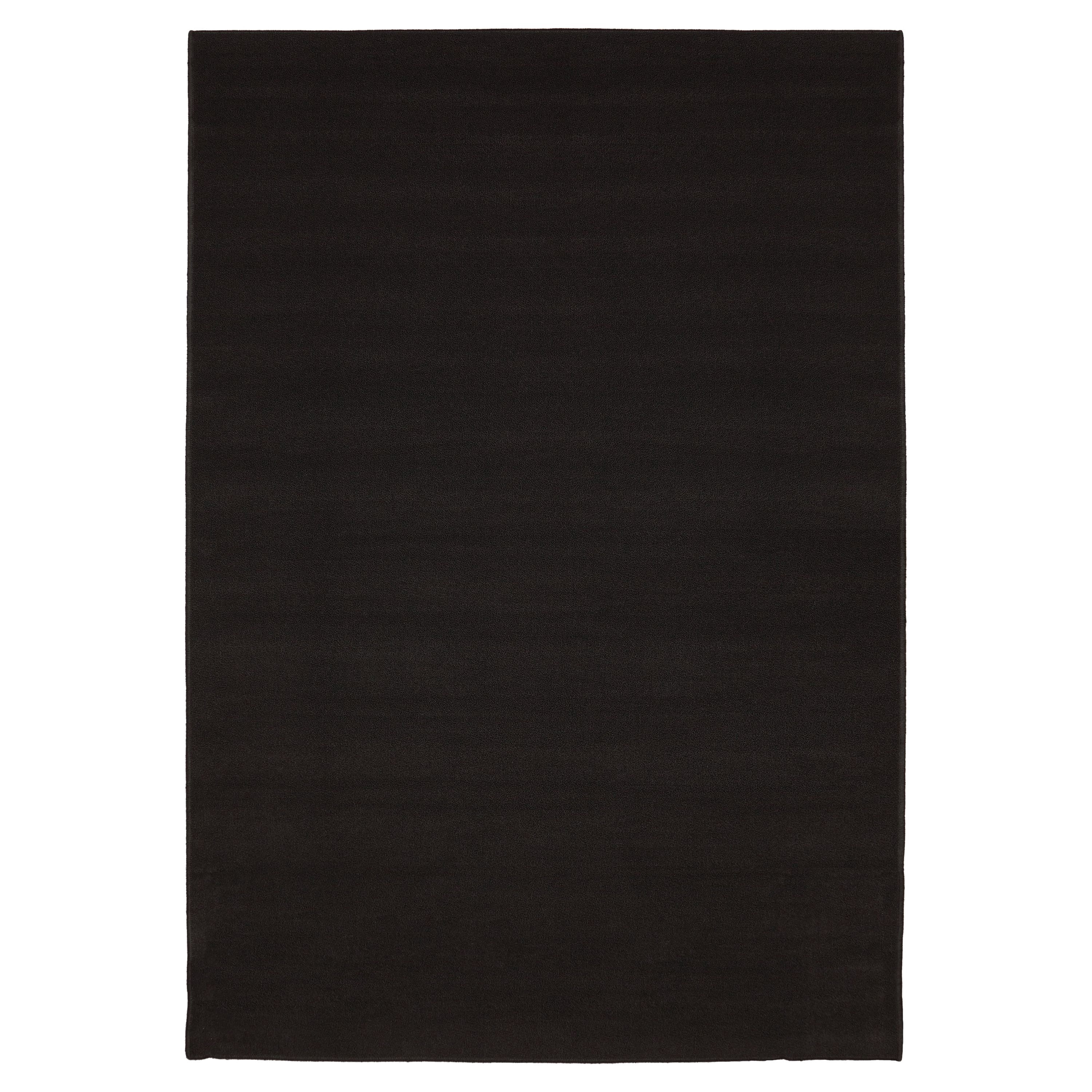 Mainstays Titan Area Rug, Black, 3 ft x 5 ft