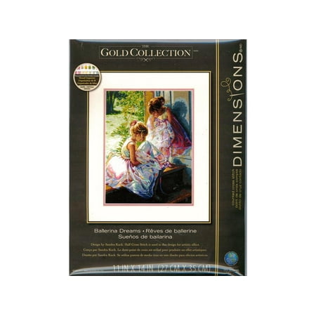 - Dimensions Cross Stitch Kit 11x14 Ballerina Dreams