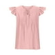thumbnail image 3 of Tops de otoño,Blusa con volantes para mujer, camisa con lazo frontal, top de manga corta, poliéster suave, ropa informal, sopatenor, 3 of 5