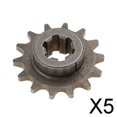 thumbnail image 1 of Colaxi 3-6pack 14T 14 Tooth Front Chain Sprocket for 49cc Engine Mini Pocket Dirt Bike 5 Pcs, 1 of 7