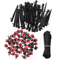 thumbnail image 3 of Watering Kit, Irrigation System, Saves Water Resistance Aging Durable For Vegetable Garden Vegetable Irrigation Garden Humidification Lawn Irrigation Terrace, 3 of 8