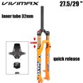 thumbnail image 2 of VIVIMAX MTB Bicycle Magnesium Alloy Suspension Air Fork,26/27.5/29 Inch,Stroke 120MM, Inner32MM, 2 of 9