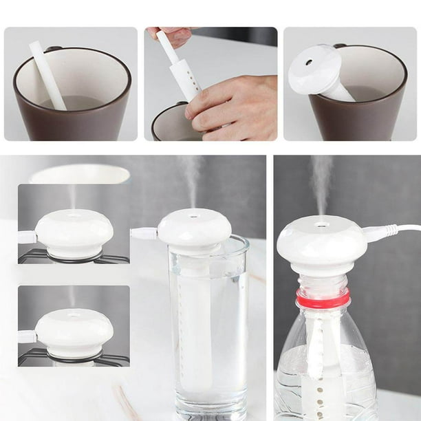USB Mini Portable Water Bottle Cap Humidifier Spray Beauty Air Salon