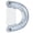 Silver, variant on YIEMEEN Quick Inflatable U Shape Floating Chair Portables Swimming Tool For Swimming Pools Lakes And Beaches