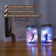 thumbnail image 3 of Solar Lantern Fairy Lights 2PCS IP65 Waterproof Solar Jar Lights with 2 Fairy Cards Handles Auto On/Off Glass Jar Fairy Light, 3 of 8