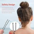 thumbnail image 3 of Épingles à Cheveux en Forme de U, IKOCO 80 Pcs Épingles à Cheveux pour Femmes Filles avec Boîte de Rangement (2,4 Pouces), 3 of 5