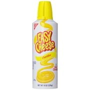 12 PACKS : Easy Cheese Cheese Snack Sauce - Cheddar - 8.00 Ounces