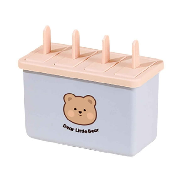 Fiudx Ensemble de Crème Glacée Fait Maison Boîte pour Faire de la Crème Glacée Bâtonnets de Crème Glacée pour Enfants Machine à Crème Glacée