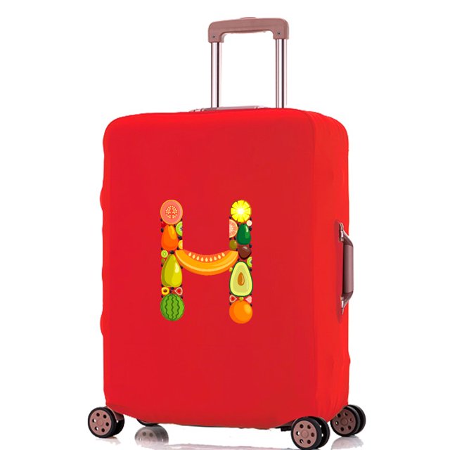 Travel Suitcase Cover Protector Reusable for Washable 18-32inch fruit Printed Pattern Series Travel Accessories 2024 8fruit H L