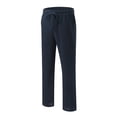thumbnail image 6 of YDOJG Men Casual Sport Pants Men Spring And Summer Pant Casual All Solid Color Painting Cotton Linen Loose Plus Size Trouser Fashion Beach Pockets Pant, 6 of 8