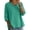 Green, variant on Women Linen Button Down Shirt Embroidered Tops for Women Casual Cottagecore Summer T Shirt Mexican Shirts Embroidered Button Down Shirts Stylish Tops for Women Green L