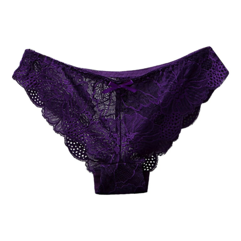 Buy Bleeding Heart Women's Black Free Size Net Lace Thongs For