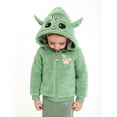 thumbnail image 5 of Baby Yoda Toddler Cosplay Faux Sherpa Hoodie, Sizes 12M-5T, 5 of 7