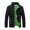 Green, variant on comerut Women Cotton Jacket Stand Collar Long Sleeve Thickened Cotton Coat Zipper Closure Side Pockets Outwear Warm Coat