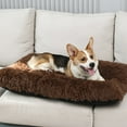 thumbnail image 4 of HEVIRGO Dogs Cushion Solid Color Keep Warmth Soft Texture Thickened Cat Dogs Sleeping Mat for All Seasons,Rose Red XS, 4 of 10