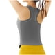 thumbnail image 3 of Tops de Yoga para Mujeres Manga Corta Cuello Redondo Deportes Elásticos, Top Ajustado para Primavera Verano Y Otoño, 3 of 4