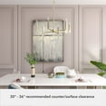 thumbnail image 6 of Hunter - Sunjai 6-light Alturas Gold, Large Chandelier, Dimmable, Formal Style, Candle Shaped, for Bedrooms, Dining, Living Rooms - 19519, 6 of 8