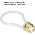 thumbnail image 5 of Ampoule LED, Filament 4W 220V 2700K E27 A Mené la Lumière Ambiante Lumière Chaude pour la Maison, Café, Bureau Verre Clair, 5 of 5