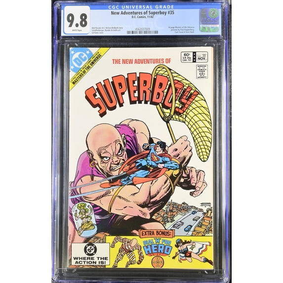 New Adventures of Superboy #35 - CGC 9.8 Comic Book