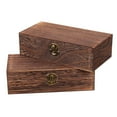 thumbnail image 3 of icolorfuled Vintage Wood Jewelry Storage Box - Set of 2, 3 of 5