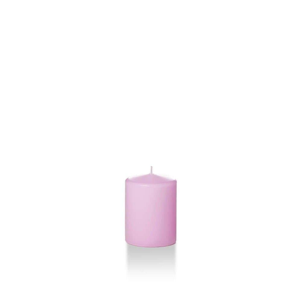 Yummi 2.25 x 5 Light Gray Slim Round Pillar Candles 4 per pack