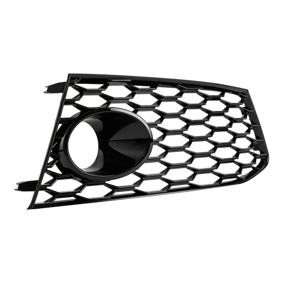 For Audi RS7 2014 2015 2016 2017 2018 Right Passenger Side Bumper Fog Lights Lamps Frame Grille Cover