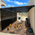 thumbnail image 4 of 90% Shade Cloth, Chicken Coop Shade Cover, Sturdy Sunblock Mesh Tarp with Grommets for Patio Plants Greenhouse Kennel Porch Pergola Sun Protection Neting Cover, 5x10FT, 4 of 5