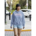 thumbnail image 2 of Paris College Banner Hoodie Women -Image by Shutterstock, Female XX-Large, 2 of 4