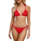 thumbnail image 2 of Trajes de baño para mujer, conjunto de bikini con cordones de color sólido, informal y a la moda para mujer, trajes de baño para mujer, trajes de baño para mujer, trajes de baño de moda playera para m, 2 of 6