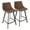 Brown, variant on LumiSource  Outlaw Counter Stool - Set of 2