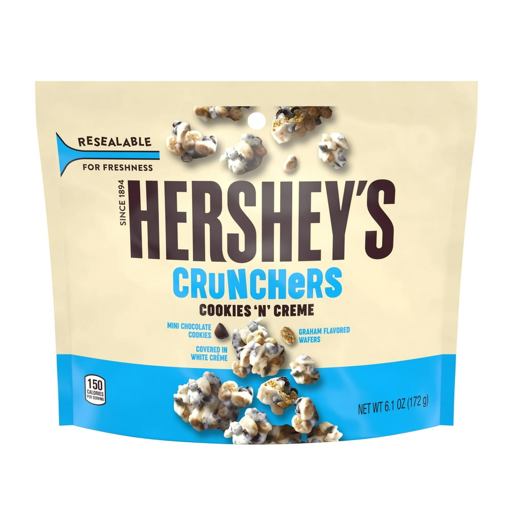 Hershey's, Cookies 'n' Creme Crunchers Snack, 6.1 Oz - Walmart.com ...