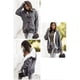 thumbnail image 3 of Cárdigan para mujer, cárdigan grueso, cárdigans para mujer, chaquetas con capucha, chaqueta polar (XXL), 3 of 5