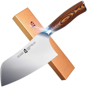 Tuo Cutlery Vegetable Meat Cleaver Knife - Chinese Chef' Knife - Hc German Stainless Steel