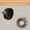 thumbnail image 4 of USB Car Fan with Colorful Lights 360 Rotatable Portable Clip On Mininature Coolers Quiet Vent Boosters for Car Trucks Suvs, 4 of 9