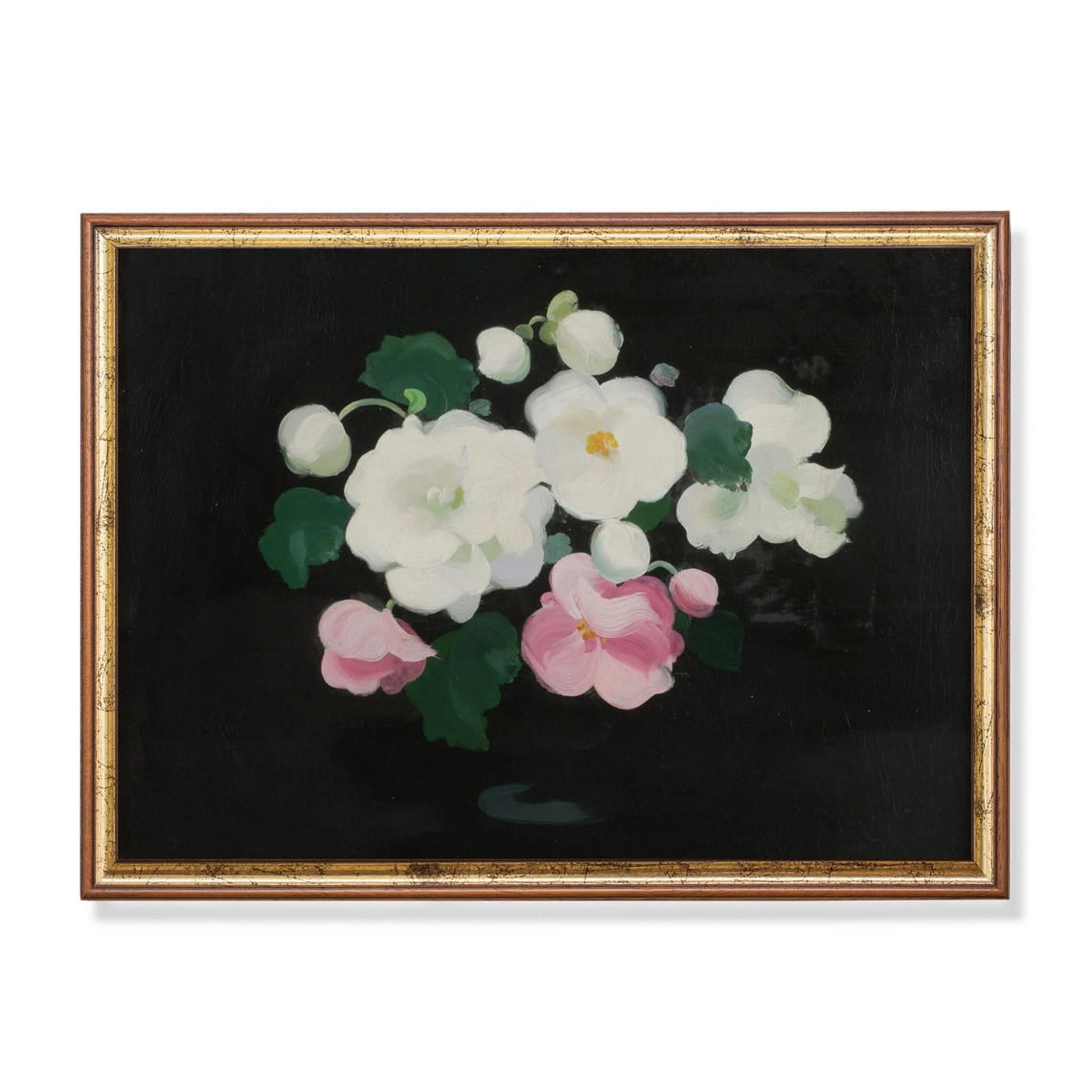 Vintage Floral Wild Roses Still Life Wall Art Print Botanical Bedroom And Living Room Decor