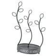 thumbnail image 3 of Soporte para presentación de joyería, organizador colgante de pendientes para anillos, pendientes, lápices labiales Negro, 3 of 8