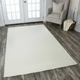 thumbnail image 5 of Twist 3' x 5' Solid Off White Hand Woven Area Rug, 5 of 5