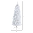 thumbnail image 2 of Nearly Natural 6ft. Slim White Artificial Christmas Tree, White, 2 of 6