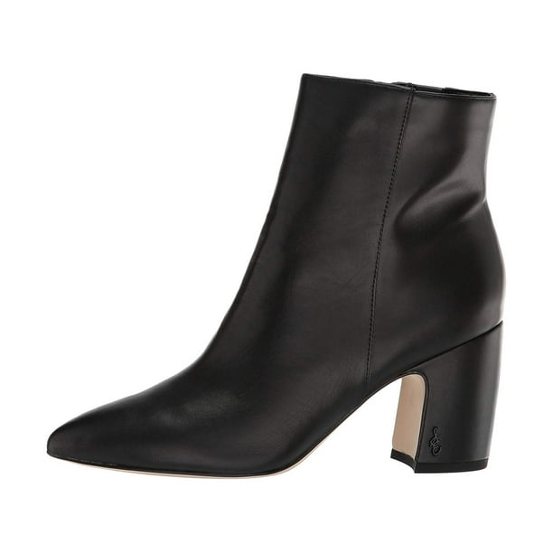 Sam Edelman - Sam Edelman Hilty Women's Black Leather Patent Boots 8.5 - Walmart.com - Walmart.com