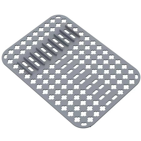 

Multifunctional Utensil Drainage Mat Protecting Table Top Simple Mat for Dishes Drying Mat